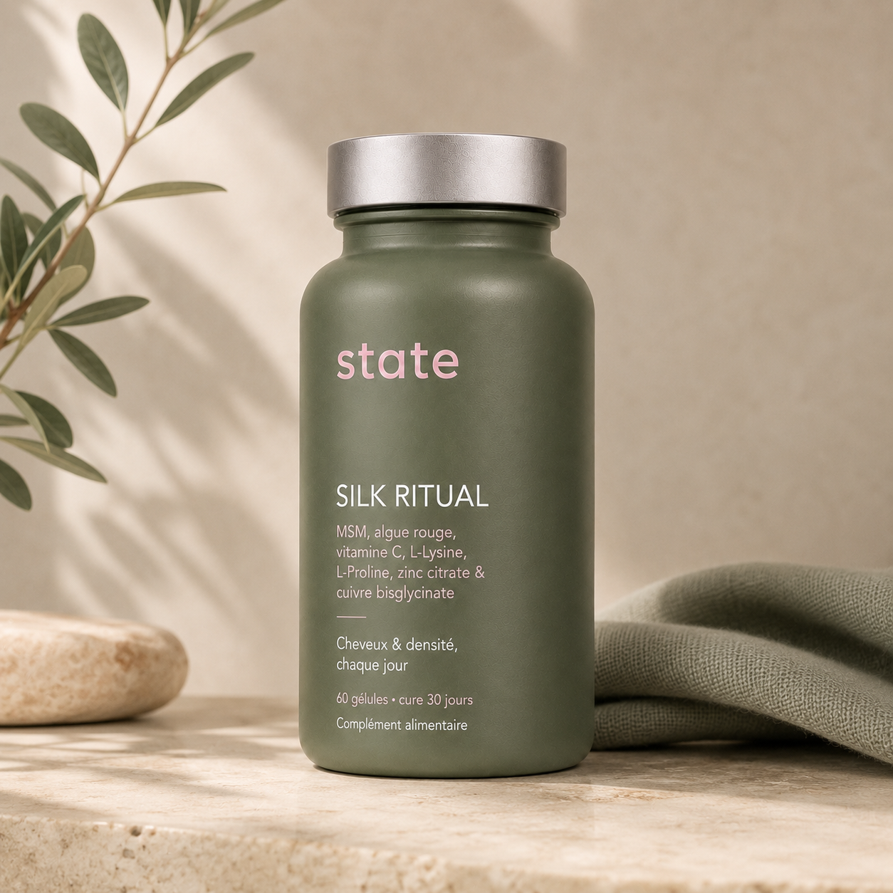 Silk Ritual by state, MSM zinc and copper