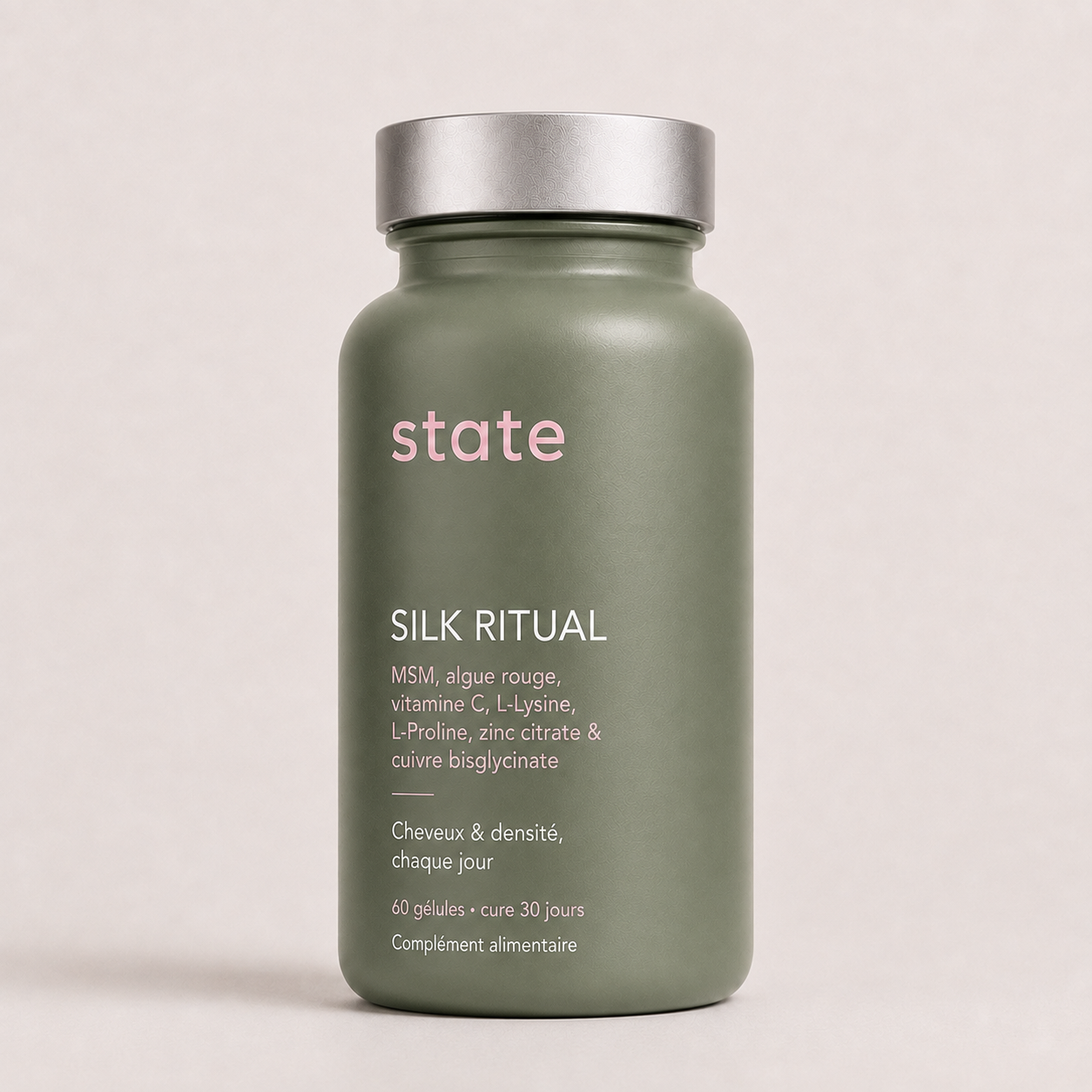 Silk Ritual by state, sage jar, MSM zinc and copper