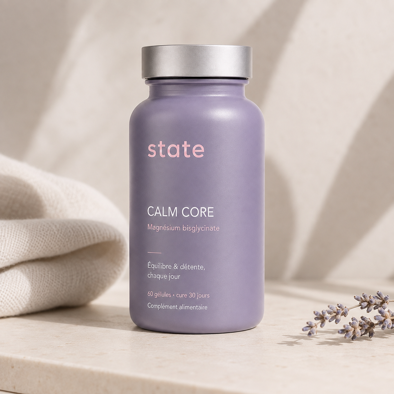 Calm Core by state, lifestyle scene
