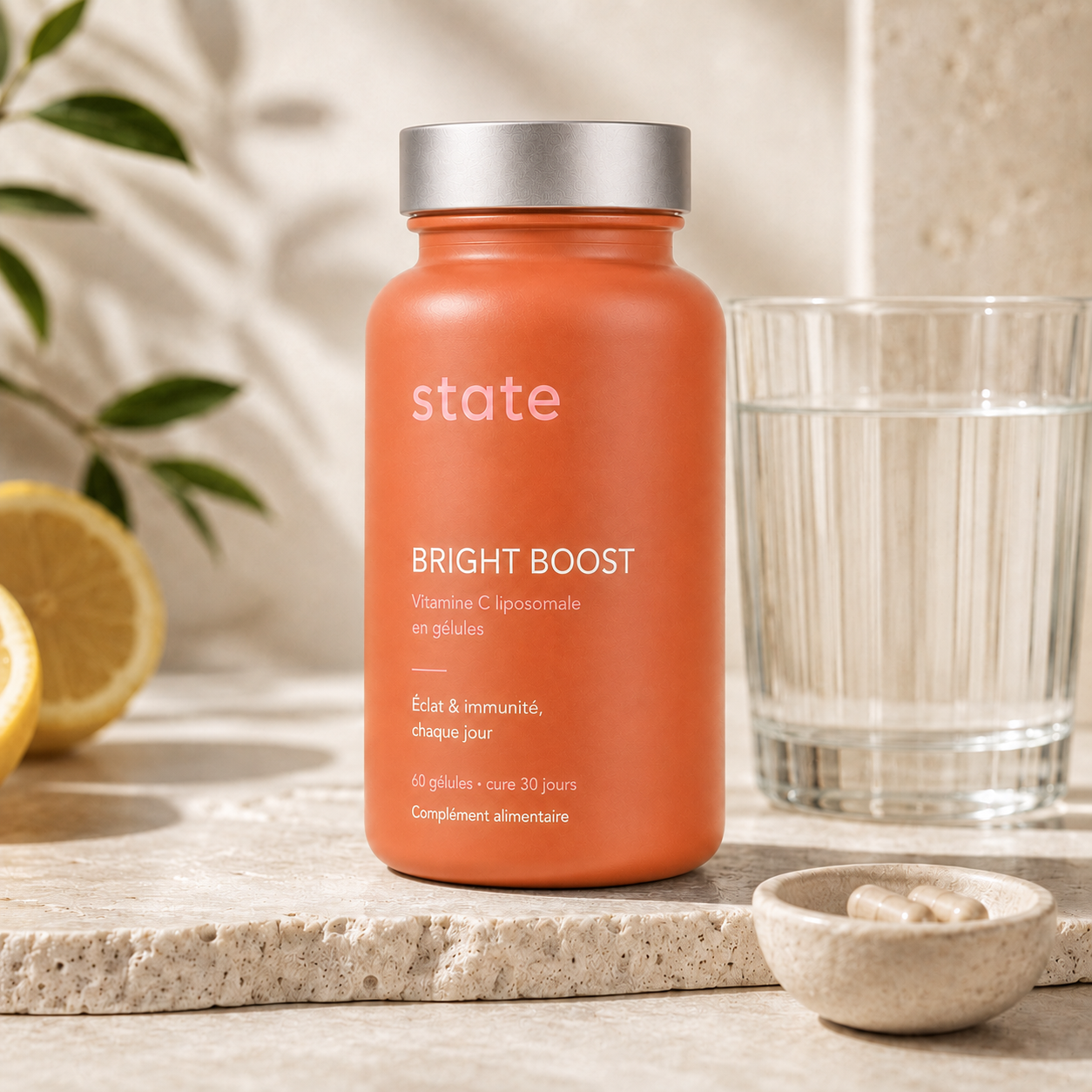 Bright Boost by state, packaging detail