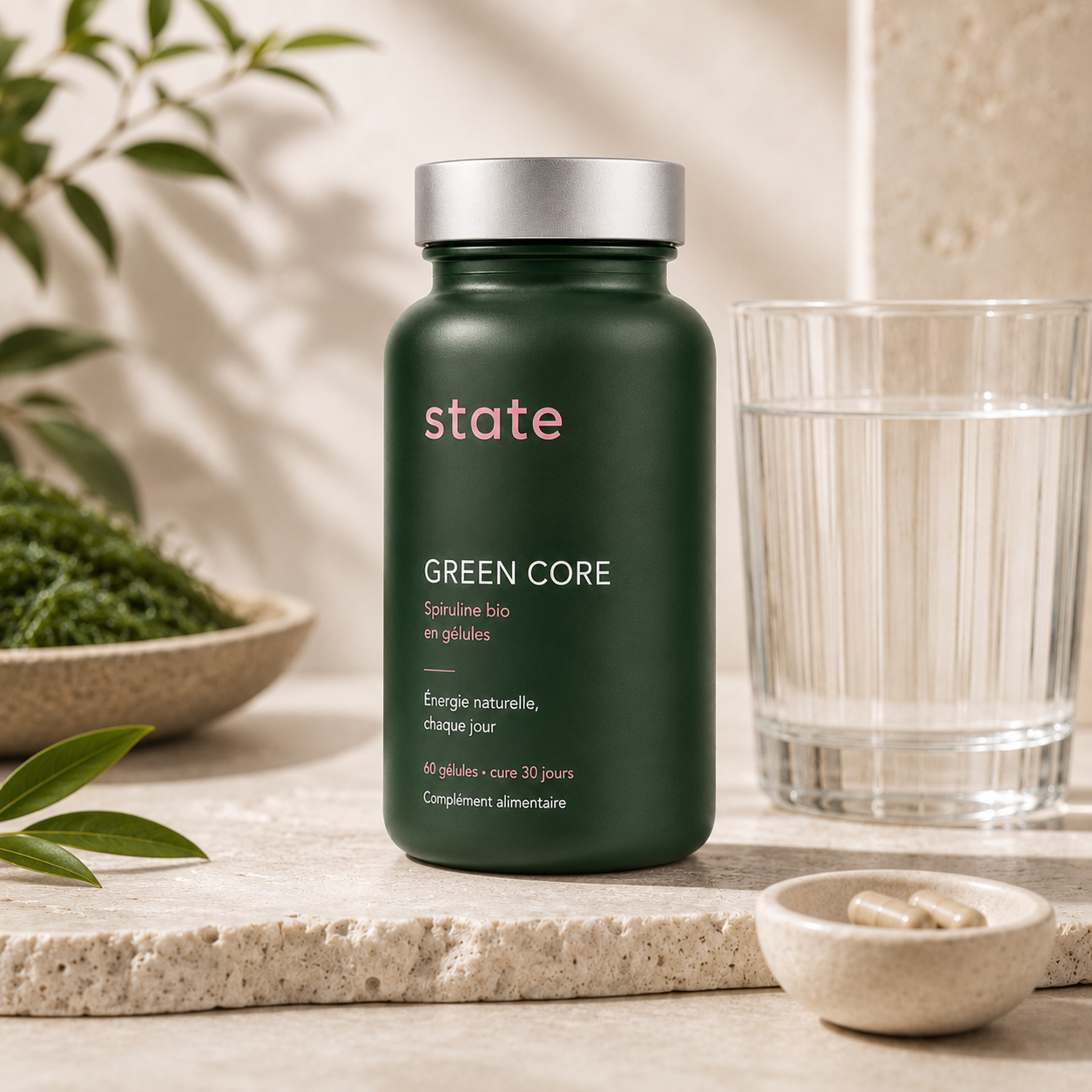 Green Core by state, packaging detail