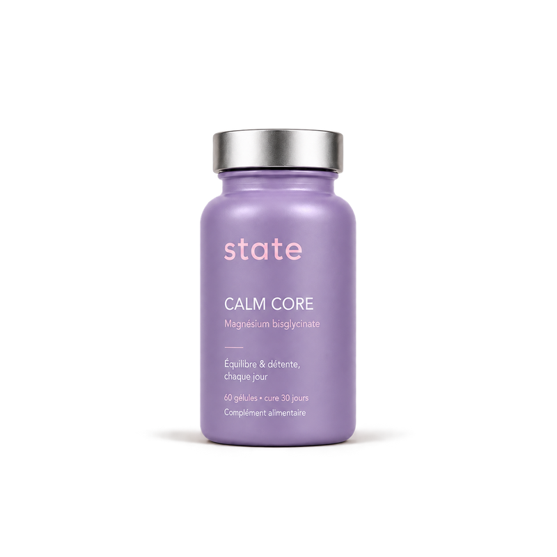 Calm Core magnesium bisglycinate by State, 60 capsule jar
